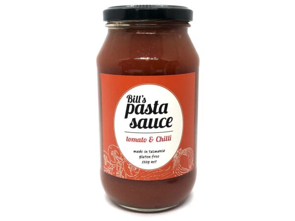 Bill's Pasta Sauce Tomato & Chilli 520g