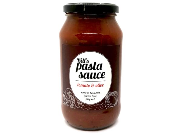 Bill's Pasta Sauce Tomato & Olive 520g